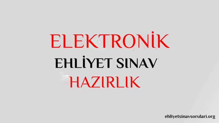 Nisan 2020 Ehliyet Soruları