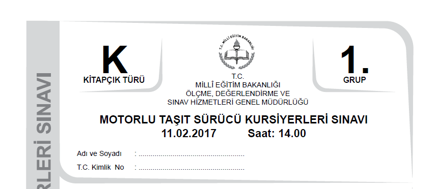 11 Şubat 2017 Ehliyet Sınav Soruları Çöz