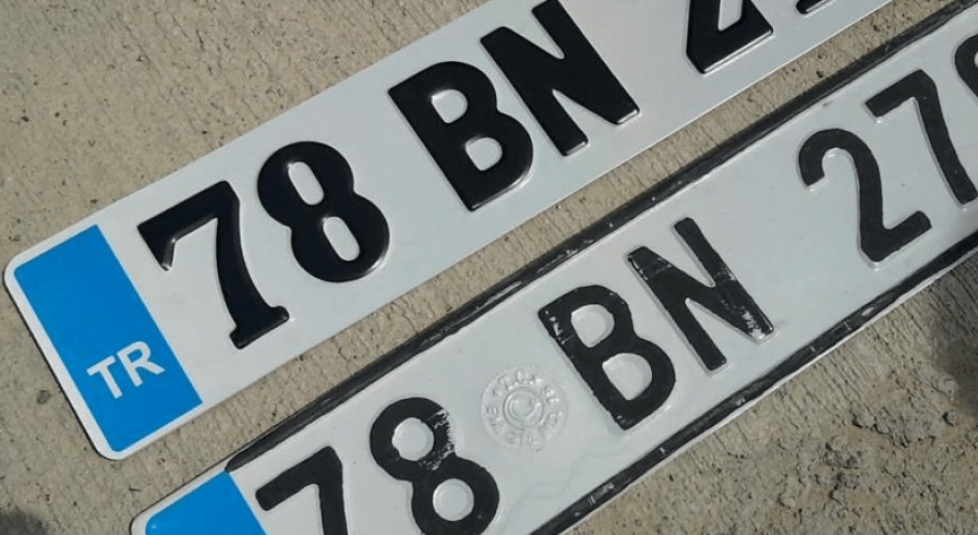 app plaka örneği