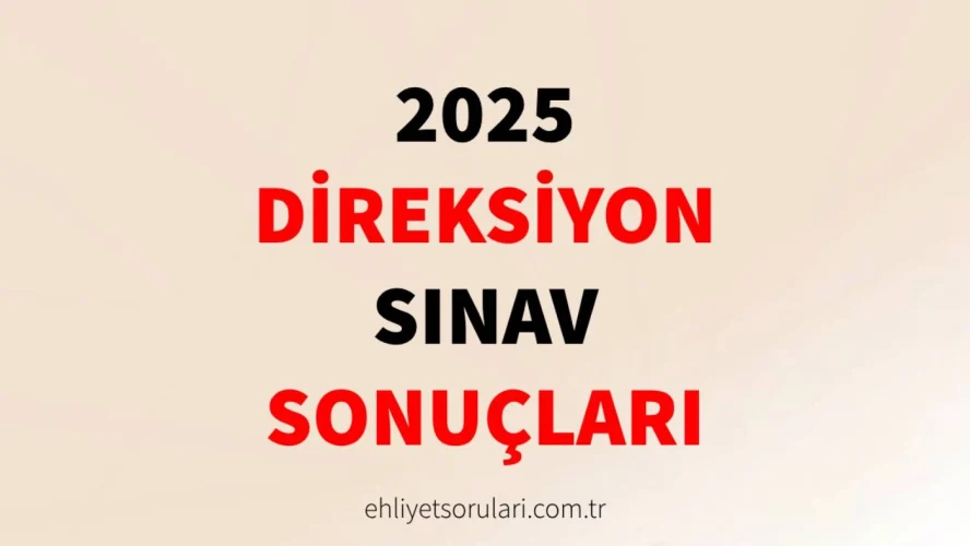 Direksiyon Sınav Sonuçları: Kasım 2025 Sonuçları